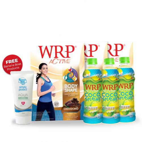 3 WRP Bodyshape + CocoSplash Free Banana Boat Aqua Moisture Sunscreen