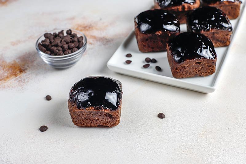 Brownies Kacang Hitam Tanpa Tepung