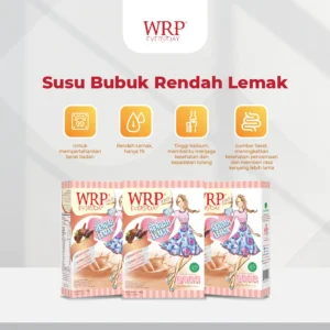 Susu Rendah Lemak WRP Low Fat Milk Varian Chocolate Hazelnut